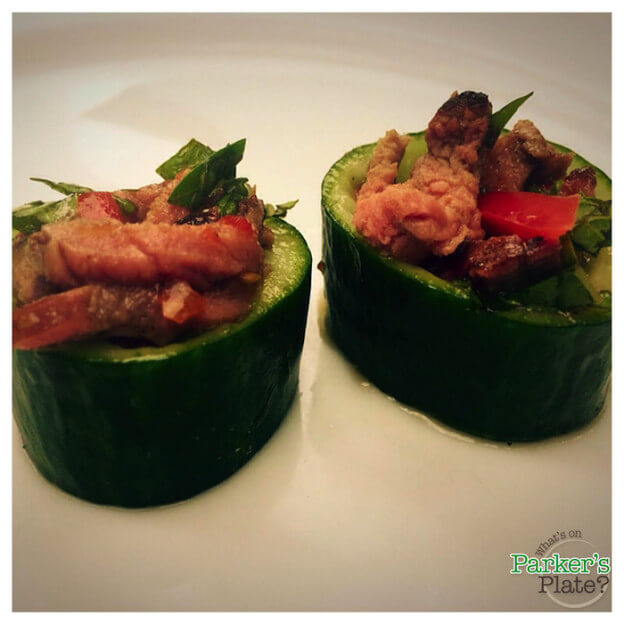 Thai Cucumber Cups