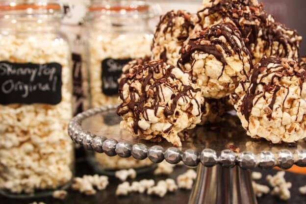 SkinnyPop dessert balls