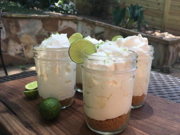 Key Lime No Bake Cheesecakes